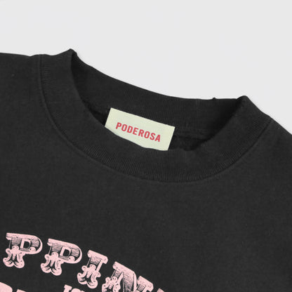 HEAVY WEIGHT LOVE SWEAT SHIRT / VINTAGE BLACK