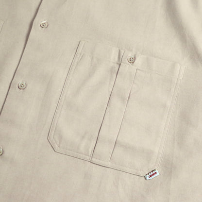 RELAXING LIFE BOX SHIRT / BEIGE
