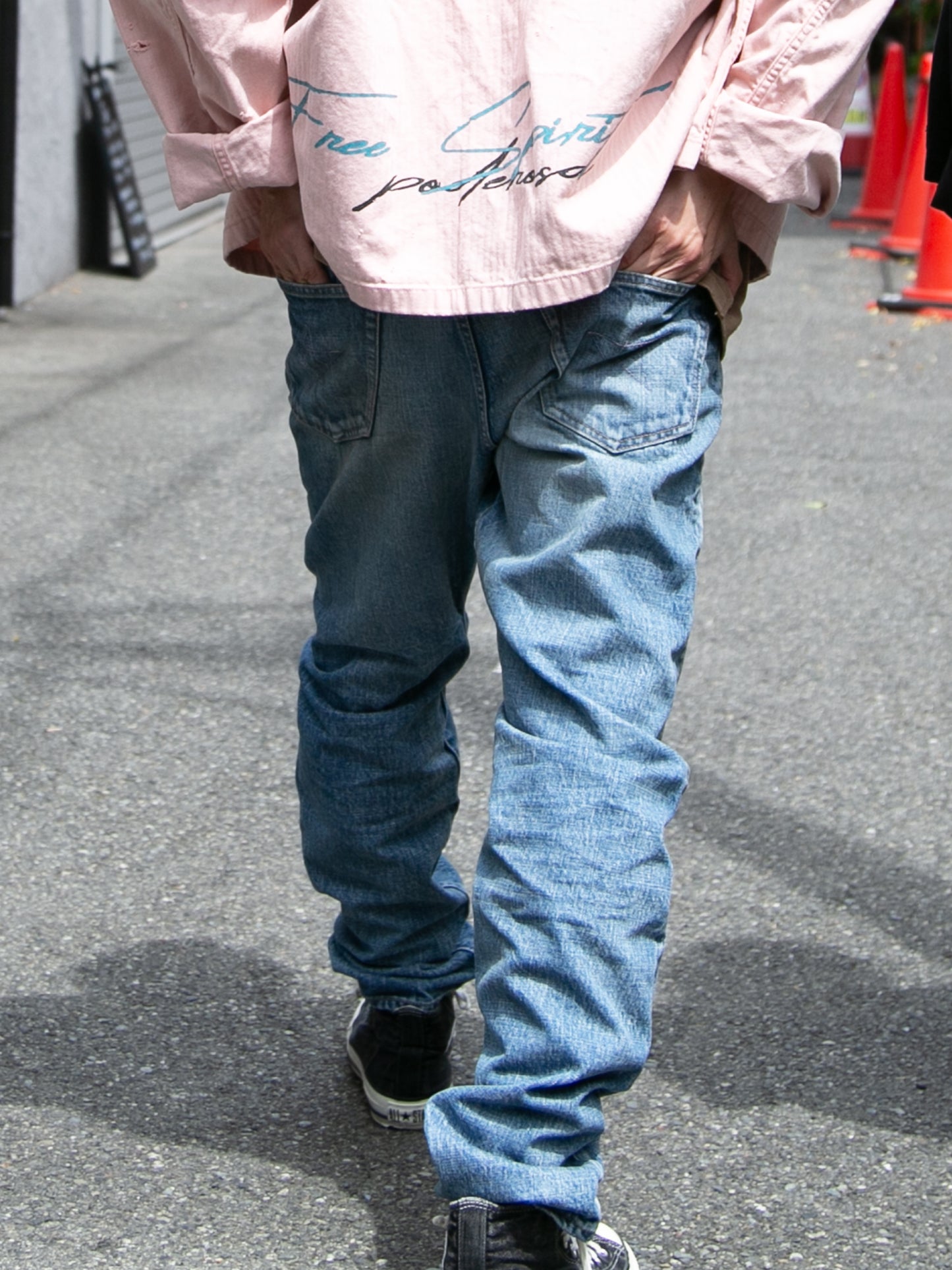 13.5OZ REMAKE VINTAGE DENIM PANTS / INDIGO LIGHT