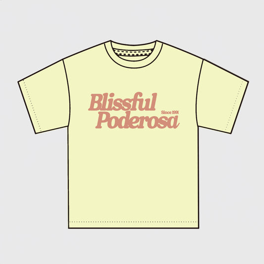 POPCORN LOGO S/S T-SHIRT / YELLOW
