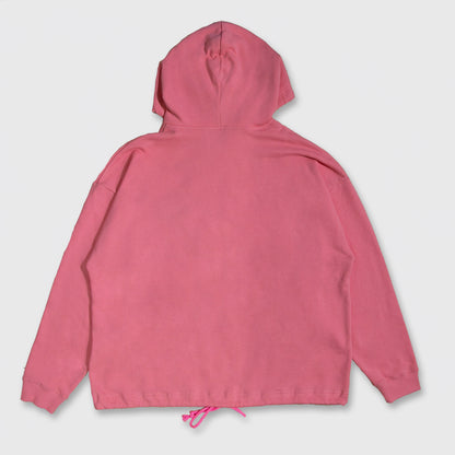 PODEROSA FLOWER LOGO HOODIE / PINK
