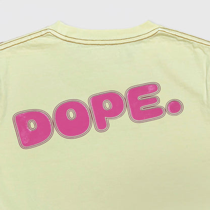 SUPER PODEROSA LOGO S/S T-SHIRT / YELLOW