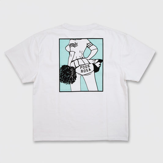 CHEERLEADER S/S T-SHIRT / WHITE