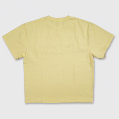 POPCORN LOGO S/S T-SHIRT / YELLOW