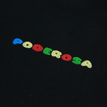 HEAVY WEIGHT CANDY LOGO SWEAT SHIRT / BLACK