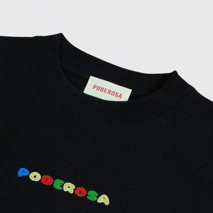 HEAVY WEIGHT CANDY LOGO SWEAT SHIRT / BLACK