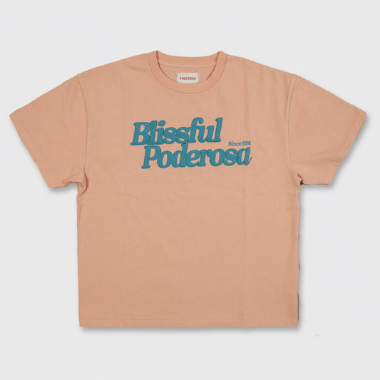 POPCORN LOGO S/S T-SHIRT / SALMON PINK