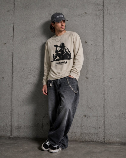 PODEROSA THINGS LOW CAP /WASH BLACK