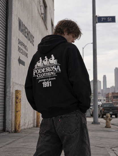PODEROSATHINGS PULLOVER HOODIE / BLACK